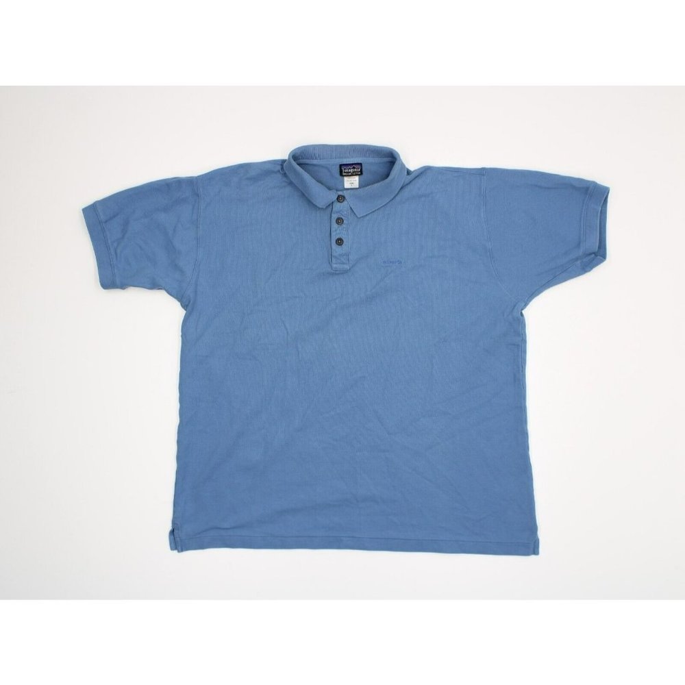 Patagonia Mens Large Polo Shirt Short Sleeve Organic Cotton